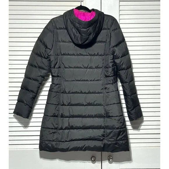 The North Face Women's Charcoal Gray Jenae 550 Down Puff Parka Coat Size M 3041 - Picture 10 of 13